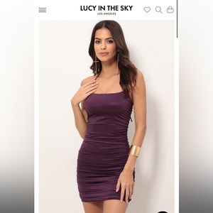 Homecoming ruched dress